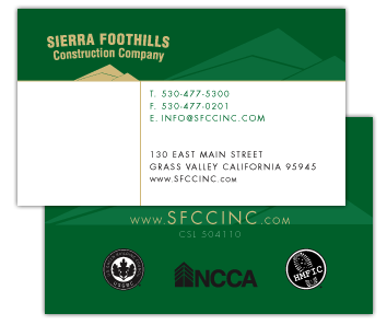 SFCC Business Cards